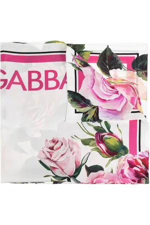 Dolce & Gabbana Silk scarf with floral motif