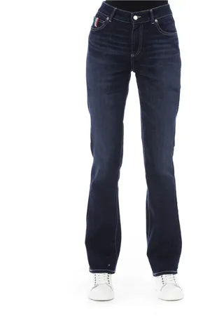 BALDININI Trendy Jeans with Logo Button