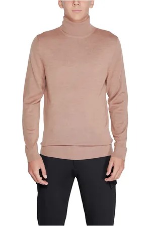 Calvin Klein Turtlenecks, male, , 2XL, Merino Wool Turtle Neck Jumper