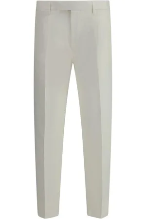 Ermenegildo Zegna Stylish Chino Trousers with Zipper Closure