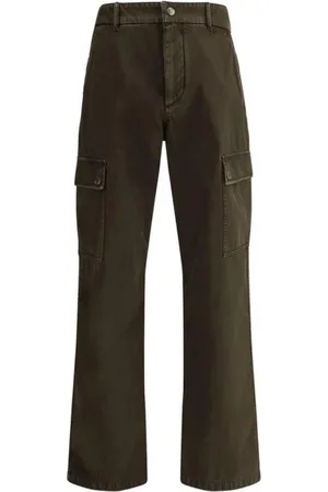 Burberry Wide Trousers, male, , S, Cargo Trousers with Relaxed Fit