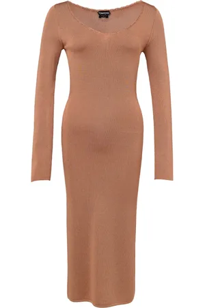 Tom Ford Rust Knitwear Dress