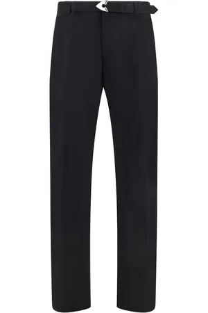 Alexander McQueen Straight Trousers, male, , XL, Arrow Belted Trousers