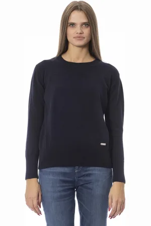 BALDININI Long Sleeve Crewneck Monogram Jumper