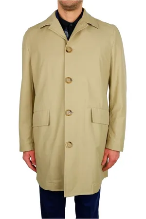Aquascutum Single-Breasted Coats, male, , M, Stylish Trench Coat