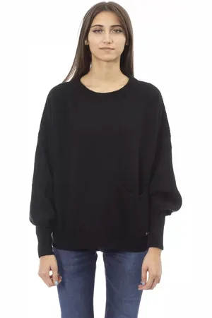 BALDININI Round-neck Knitwear, female, , L, Trendy Wool Jumper