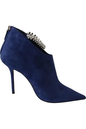 Jimmy Choo Heeled Boots, female, , 8 UK, Crystal Strap Heeled Boots