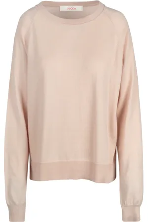 Jucca Cotton Round Neck Long Sleeve Jumper