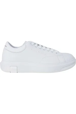 Armani Exchange Leather Trainers