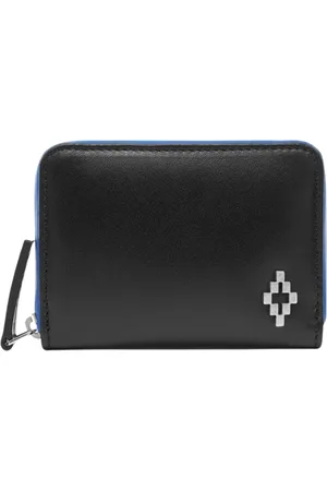 MARCELO BURLON Wallets & Cardholders, male, , ONE SIZE, Blue Cardholder Wallet Italy