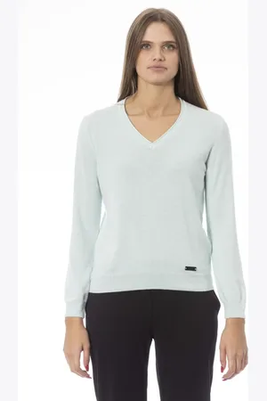 BALDININI V-Neck Long Sleeve Jumper Dv8018_Genova