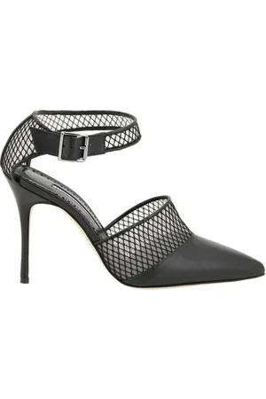 Manolo Blahnik Pumps, female, , 6 UK, Mesh Design Stiletto Heel Pumps