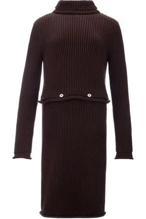 Bottega Veneta Knitted Dresses, female, , S, Elegant Viscose Dress