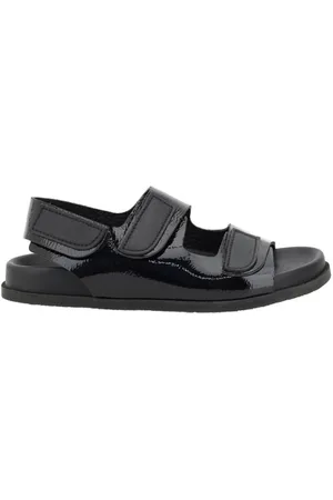 Pedro Garcia Flat Sandals, female, , 6 UK, Leather Ankle Sandals with Round Toe