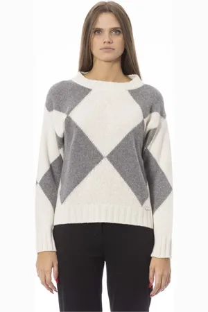 BALDININI Ribbed Boat Neck Jumper