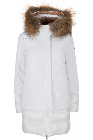 YES ZEE BY ESSENZA Parkas, female, , L, High-neck zip-up jacket with logo