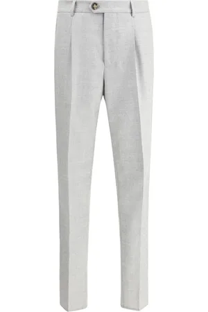 Brunello Cucinelli Mlange Wool Trousers
