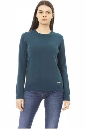 BALDININI Round-neck Knitwear, female, , S, Wool Cashmere Jumper Elegant Style