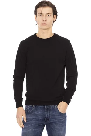 BALDININI Round-neck Knitwear, male, , S, Trendy Round Neck Monogram Top