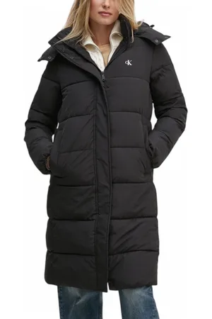 Calvin Klein Turtleneck Hooded Jacket with Pockets