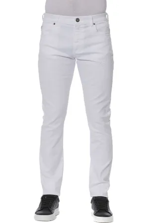 Trussardi Slim-fit Jeans, male, , W34, Elegant Cotton Blend Jeans
