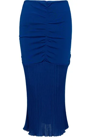 Tom Ford Midi Skirts, female, , S, Jersey Midi Skirt with Ruching