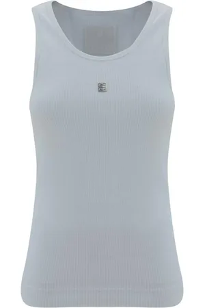 Givenchy Sleeveless Tops, female, , M, Ribbed Tank Top with 4G Logo