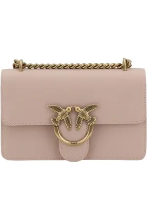 Pinko Gold-Plated Logo Mini Shoulder Bag