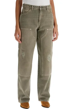 Golden Goose Painter Jeans with Pinstripes
