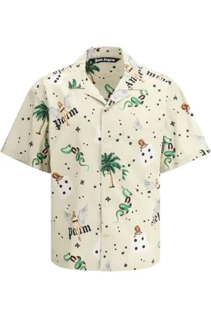 Palm Angels Retro Pin Up Bowling Shirt