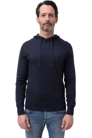 PEOPLE OF SHIBUYA Cotton Cashmere Hoodie with Drawstring