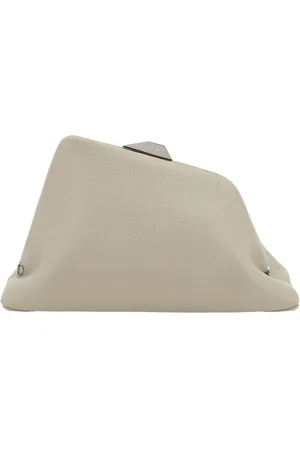 The Attico Geometric Shoulder Bag with Magnetic Closure
