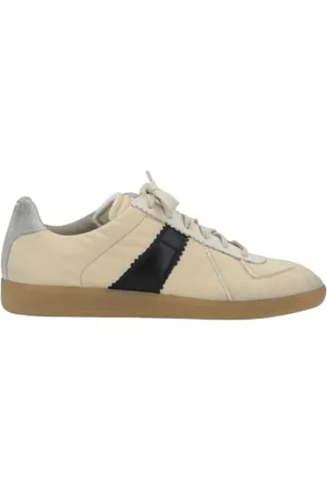 Maison Margiela Sneakers, male, , 6 1/2 UK, Retro Style Black Trainers