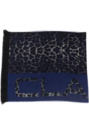 Roberto Cavalli Winter Scarves, unisex, , ONE SIZE, Animalier Fantasy Logo Scarf