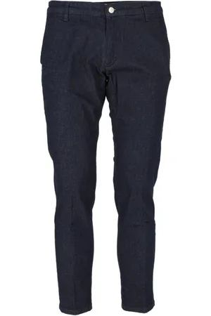 At.p.Co Dark Denim Zip Trousers