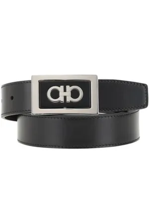 Salvatore Ferragamo Reversible Gancio Buckle Leather Belt