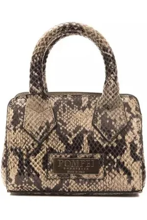 POMPEI DONATELLA Python Print Mini Tote Bag