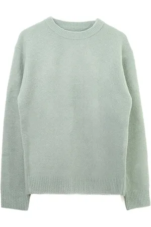 Wax London Round-neck Knitwear, male, , M, Boucle Knit Jumper