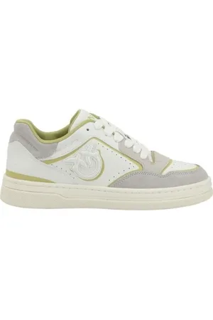 Pinko Stylish Lace-Up Trainers with Perforated Toe