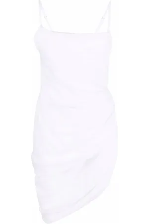 Jacquemus Party Dresses, female, , M, Draped Dress Saudade Style