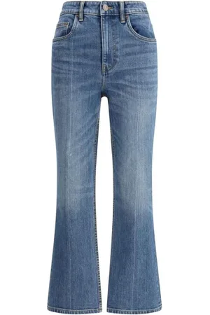 Tory Burch Flare Jeans with Five-Pocket Style