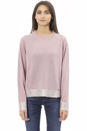 BALDININI Round-neck Knitwear, female, , M, Soft Monogram Jumper