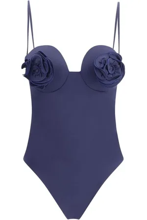 MAGDA BUTRYM 3D Rose Detail Padded Swimsuit