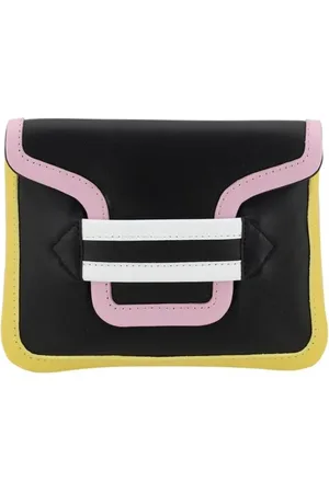 Pierre Hardy Clutches, female, , ONE SIZE, Elegant Leather Clutch Bag with Adjustable Strap