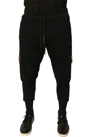 Dolce & Gabbana Cargo Jogger Joggers with Logo Details