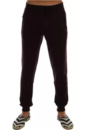 Dolce & Gabbana Cashmere Gym Zipper Sport Trousers