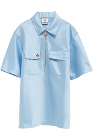 Casablanca Short Sleeve Shirts, male, , M, Classic Shirt with Flap Pockets