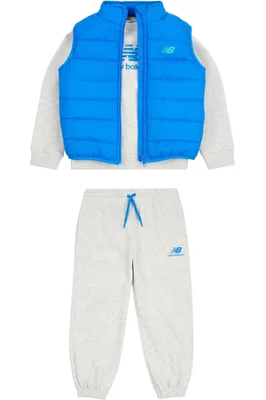 New Balance Grey Tracksuit and Gilet Set
