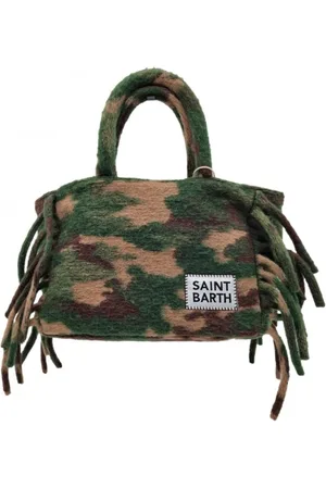 MC2 SAINT BARTH Handbags, female, , ONE SIZE, Winter Fringed Handbag with Removable Strap