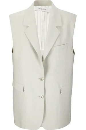 Golden Goose Vests, female, , 2XS, Classic Cotton Blazer Jacket with Lapels
